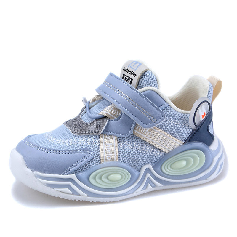 New Style Children'S Shoes Children'S Breathable Mesh Sports Shoes Net Shoes, Baby Ultra-Light Casual Functional Shoes