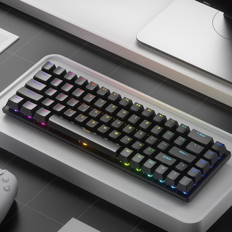 لوحة مفاتيح محمولة بإضاءة RGB
