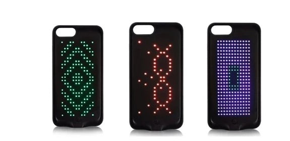 غطاء هاتف بإضاءة LED