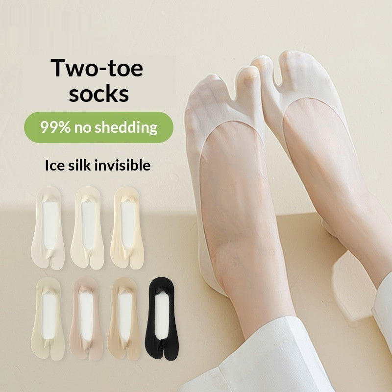 Invisible Silicone Anti-slip No-slip Heel Boat Socks