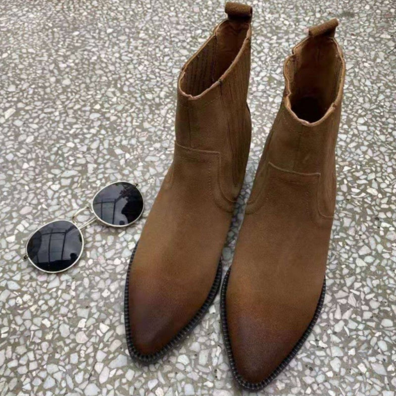 أحذية نسائية عصرية جديدة بكعب عريض
