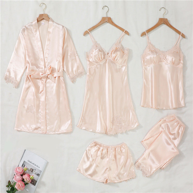 Sling Feminine Thin Pajamas Set Five Thin Pajamas