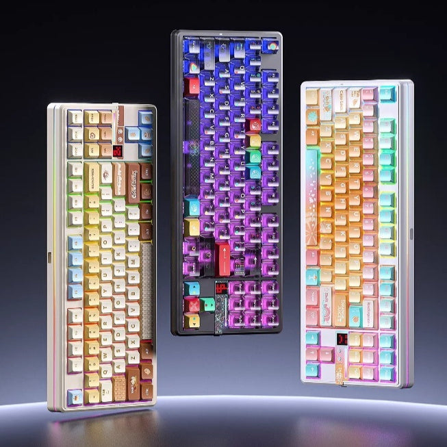 Wireless Customizable Tri-mode Bluetooth Mechanical Keyboard Dedicated To PC Gaming And Esports