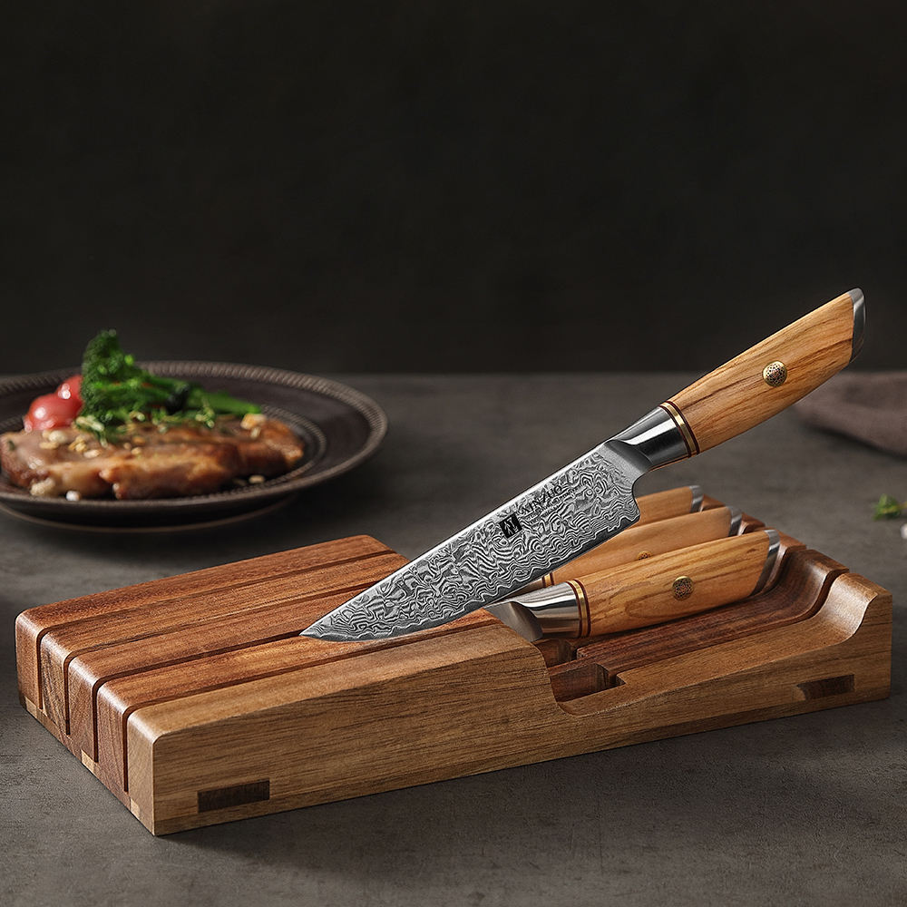 Universal Acacia Wood Block Kitchenware For Storing