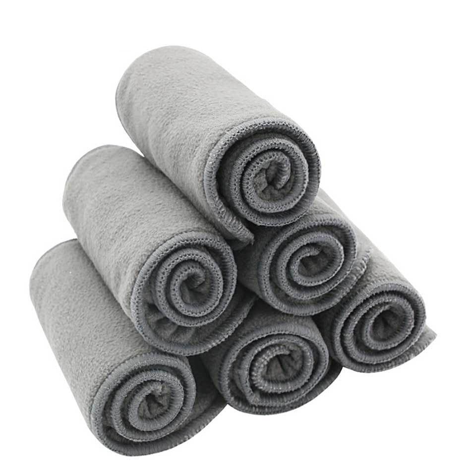 Odor-Absorbing Washable Baby Diaper Pad Bamboo Charcoal