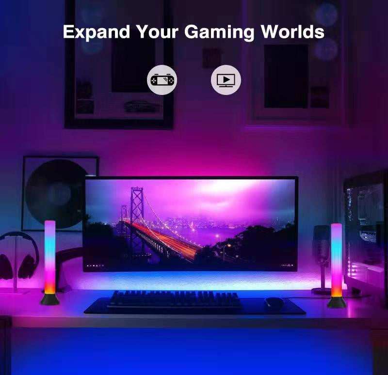 مصباح تويا (Tuya) بلوتوث للأجواء الملونة (RGB W) مع خاصية التفاعل مع الموسيقى