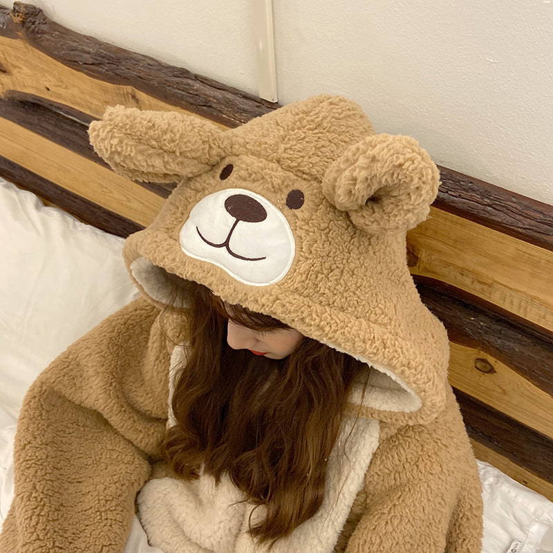 Plush bear pajamas