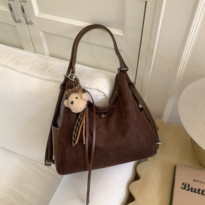 Simple High-capacity Versatile Shoulder Bag