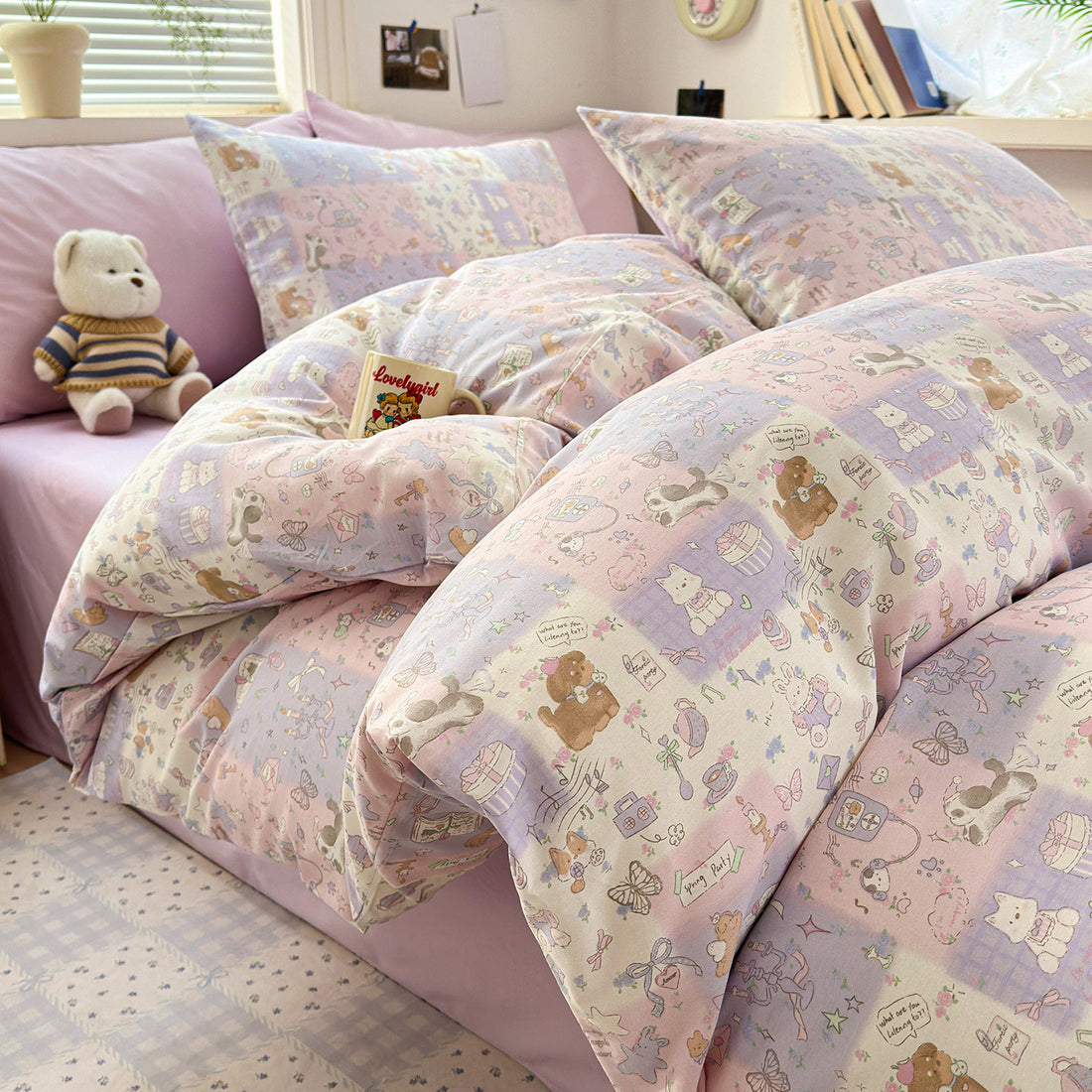 Healing-style Pure Cotton Duvet Cover