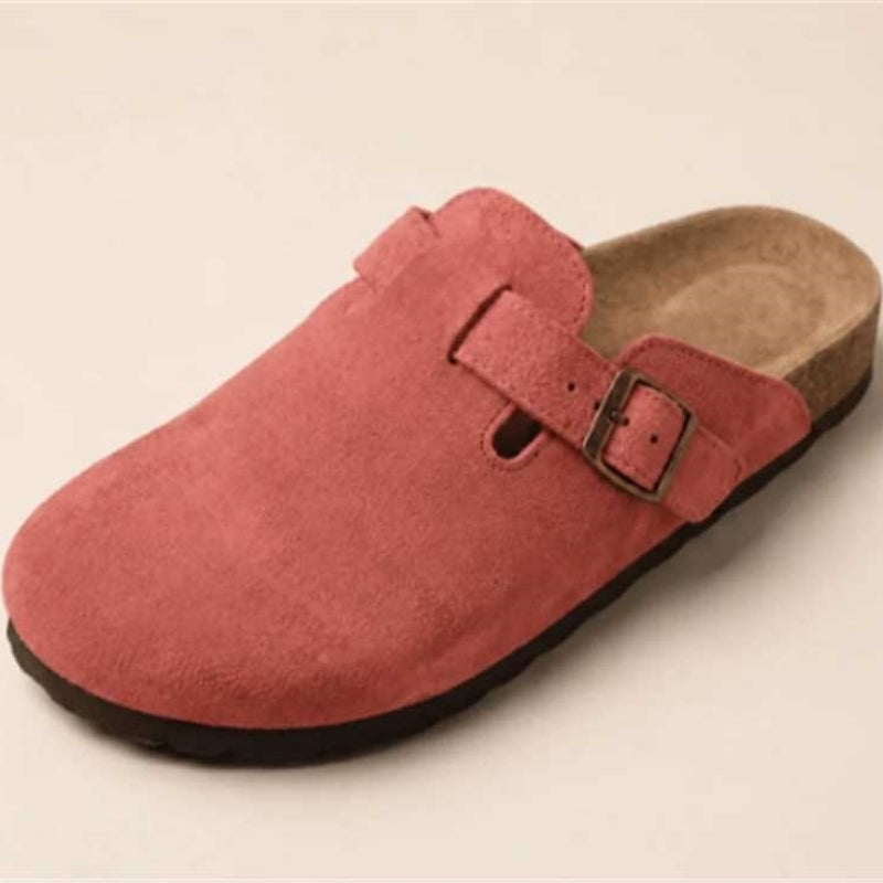 Closed-toe Slippers Couple Flip-flops Plus Size Roman Shoes Leisure Semi-slippers Lazy Shoes