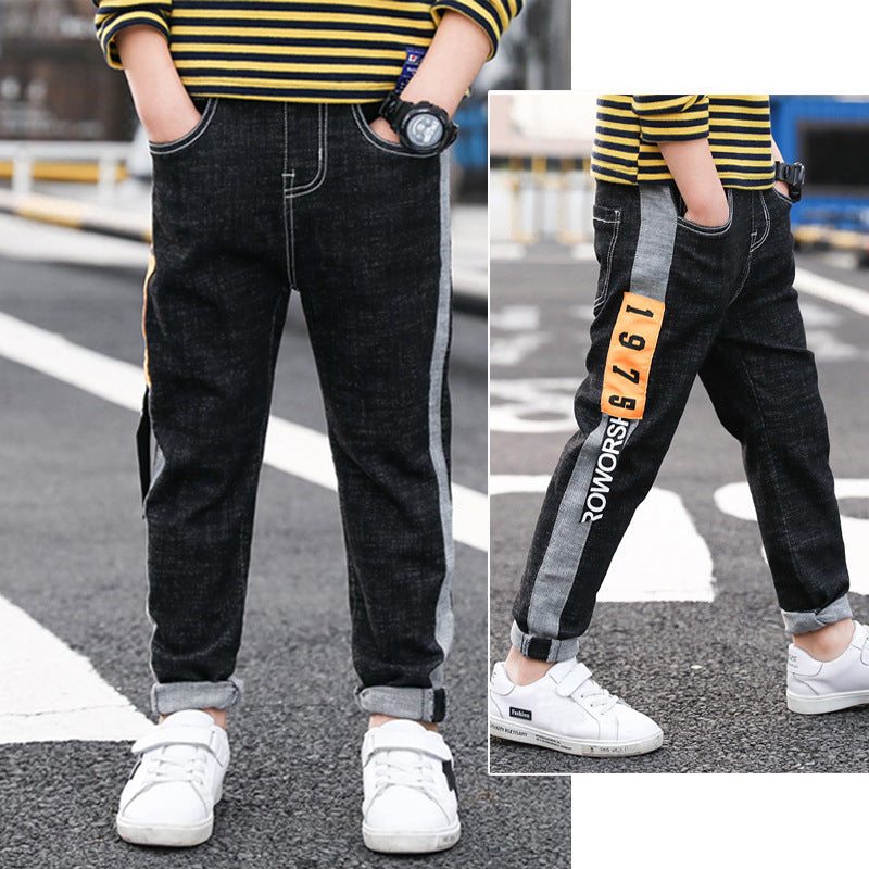 بناطيل CUHK Kids' Fashion المستقيمة الكاجوال